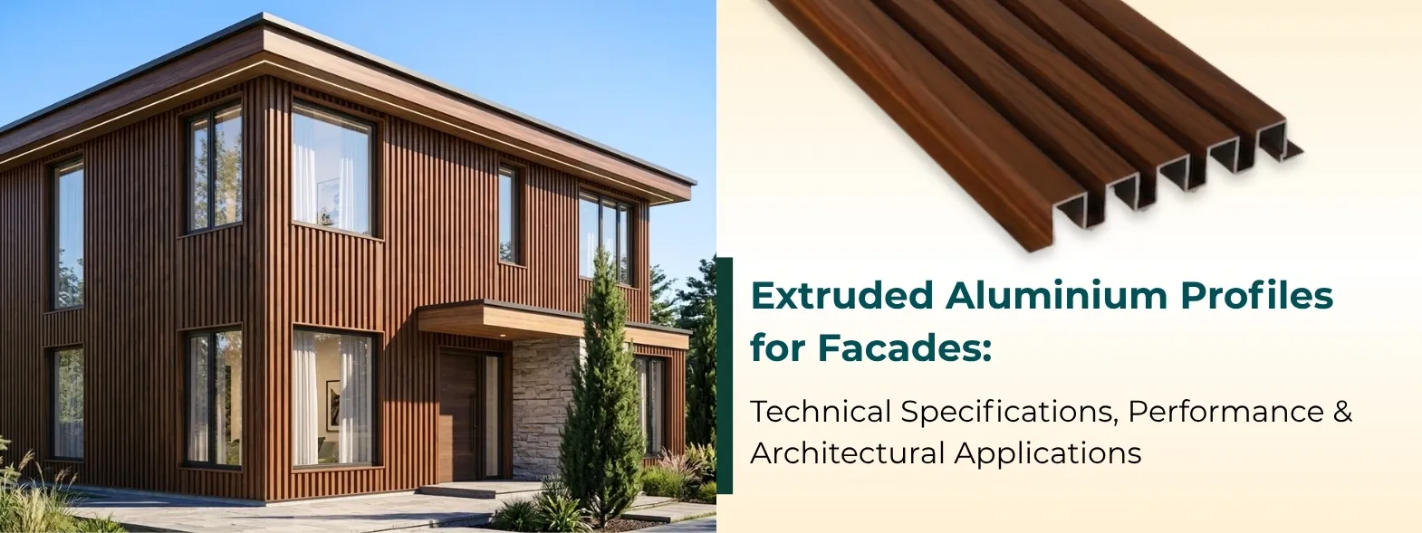 Extruded Aluminium Profiles for Facades: Technical Specifications, Performance & Architectural Applications
