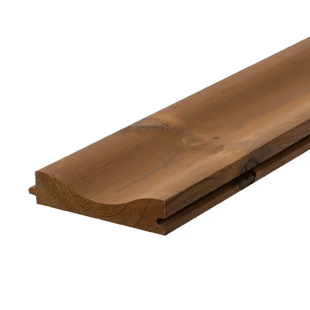 Luna Aalto 32×140 Lunawood Thermowood cladding panel with flowing wave-shaped 3D design