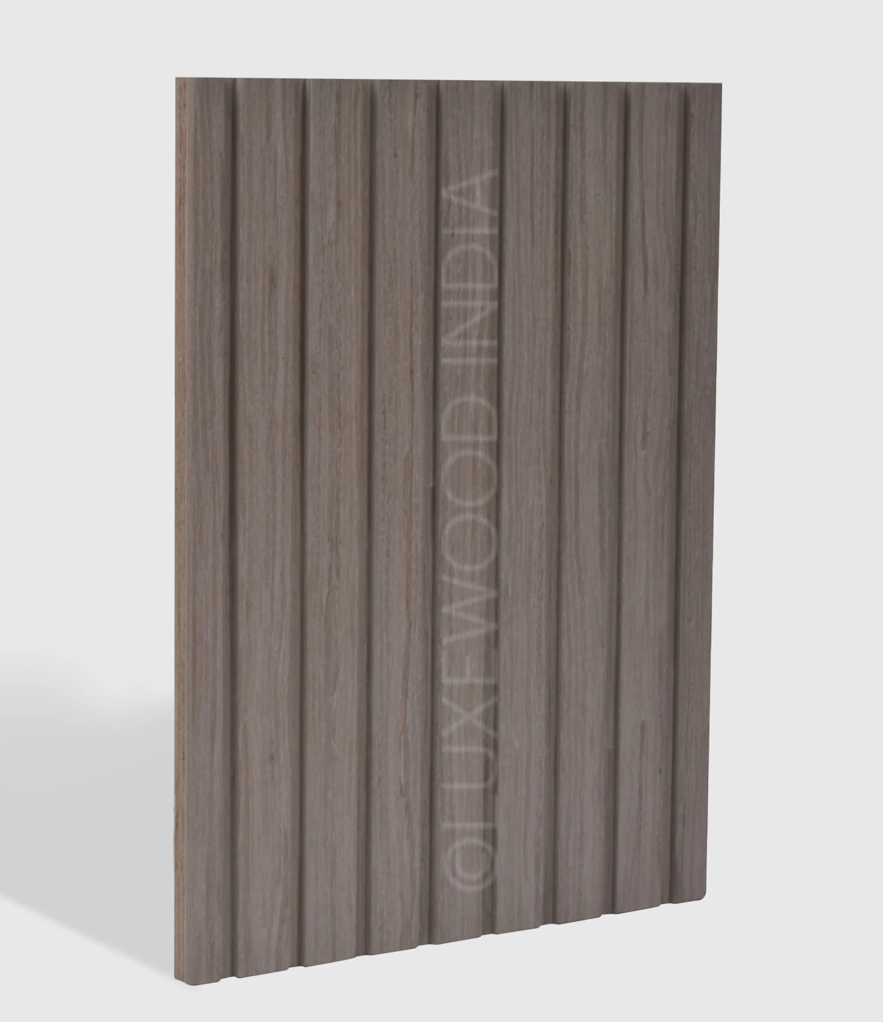 Outdoor wooden facade
