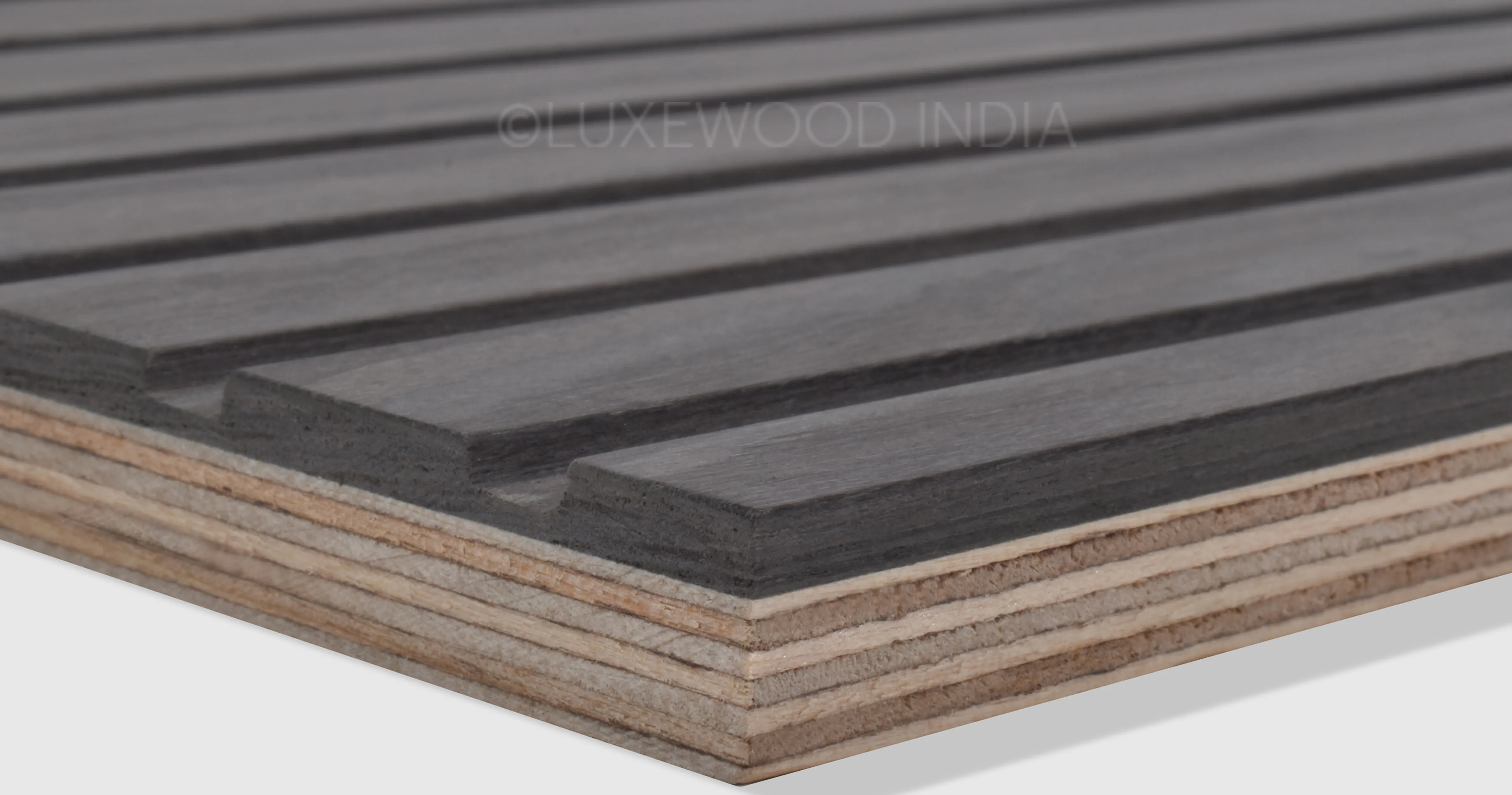 Trio grey apricot solid wood panels for interior walls and ceilings